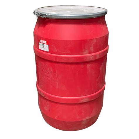 Drum 55 Gallon Plastic Red Air Designs