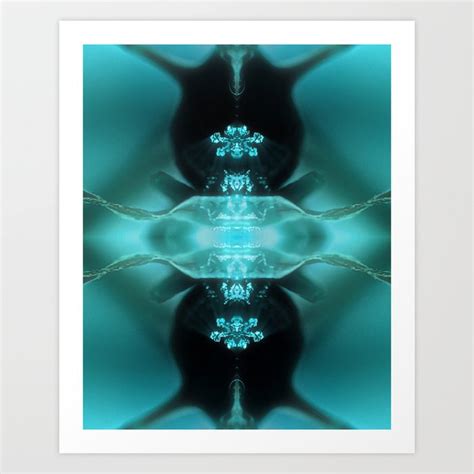 Turquoise Solitude 33 Art Print By Istycray Society6
