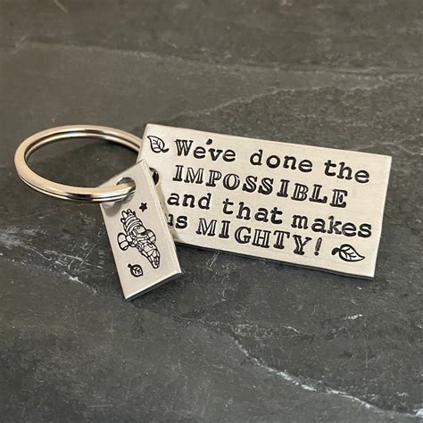 Hand Stamped Weve Done The Impossible And That Etsy