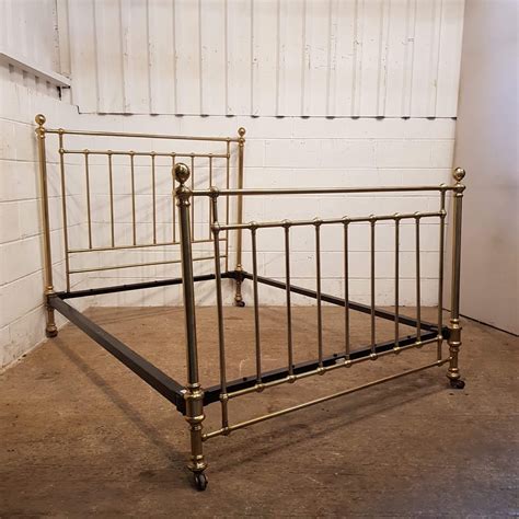 Antique Victorian King Size Brass Bed By Maples And Co C1870 648994