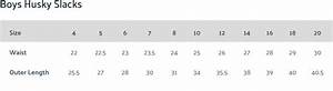 Sizing Charts Lu Del 39 S Uniforms