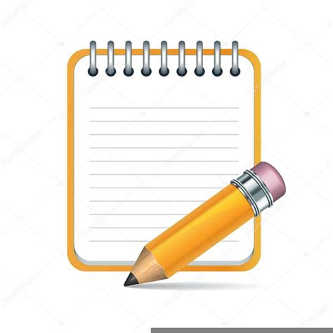 Notepad And Pencil Clipart Free Images At Vector Clip Art