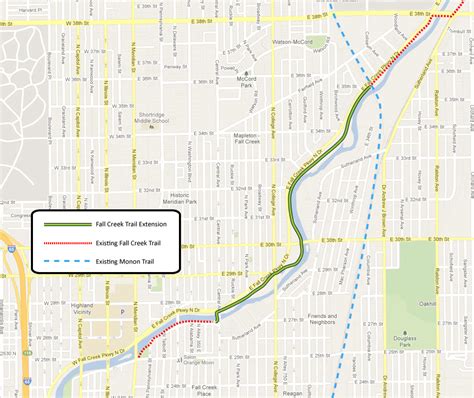 Fall Creek Trail Extension Construction Update 1 Urban Indy