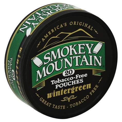 Smokey Mountain Herbal Snuff Tobacco And Nicotine Free 1 Can