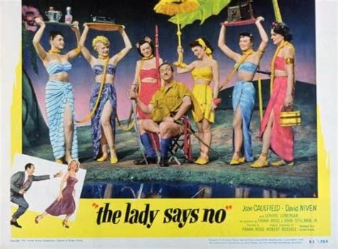 the lady says no movie poster 11 x 14 inches 28cm x 36cm 1951 style a joan