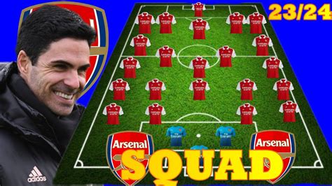 Powerful Arsenal Squad Depth For Champions And Premier League 2324
