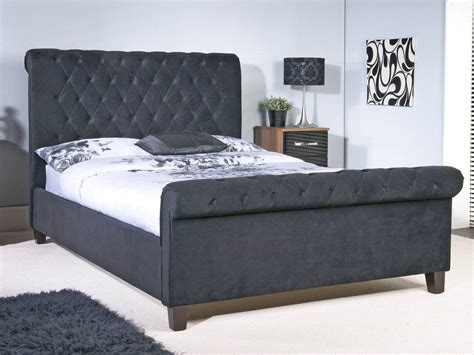 Limelight Orbit 6ft Super King Size Black Velvet Fabric Bed Frame Archers Sleepcentre