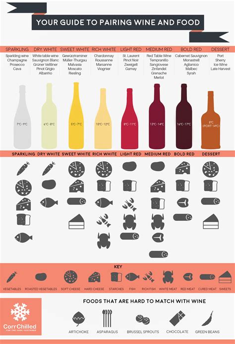 Infographic Guide To Pairing Wine And Food Social Vignerons Wine