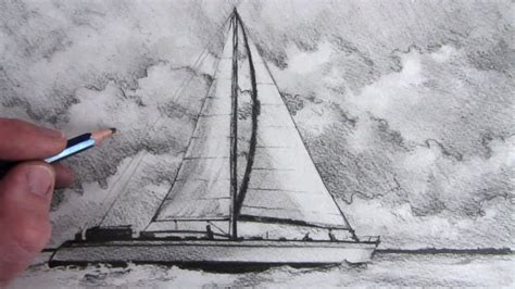 Sailboat Drawing Sketch