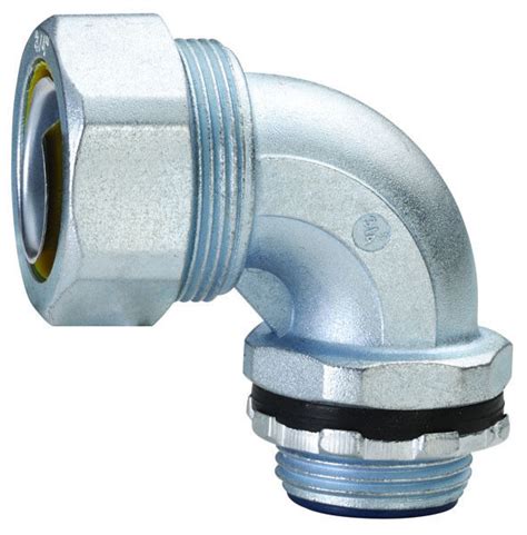 Plum Type Flexible Conduit Fittings Degree Angle Liquid Tight Connector