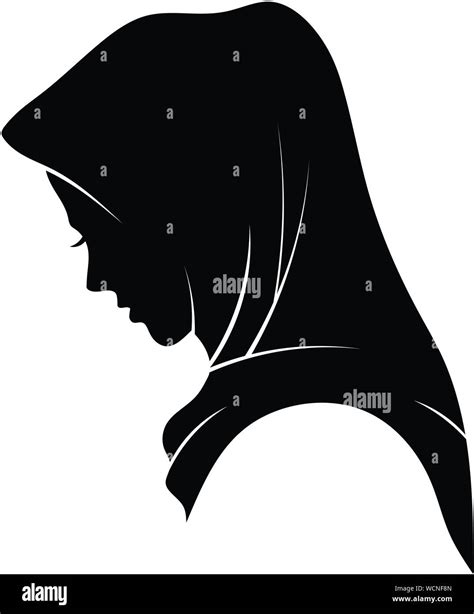 Siluet Hijab Icon Png Muslim Woman With Hijab Icons Free Download