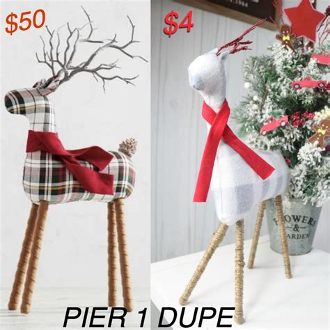 We stock a variety of reindeer decorations including animated silhouettes at discounted prices! Dollar Tree No-Sew Fabric Reindeer the perfect Pier1 ...