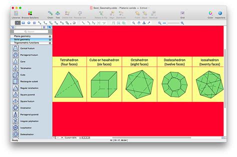 How To Draw Geometric Shapes In Conceptdraw Pro Mathematical Diagrams