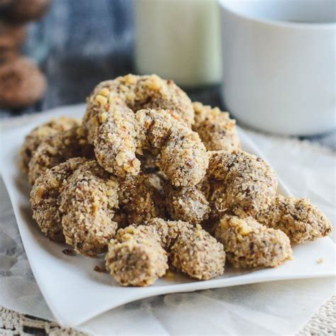 These walnut crescent cookies are traditional hungarian christmas cookies that taste like a nuttier friend of a shortbread cookie. WALNUT MERINGUE CRESCENT COOKIES | Crescent cookies ...