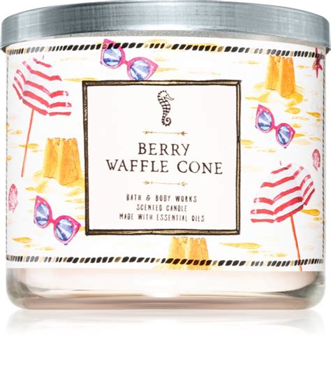 Bath And Body Works Berry Waffle Cone Scented Candle Iii Uk