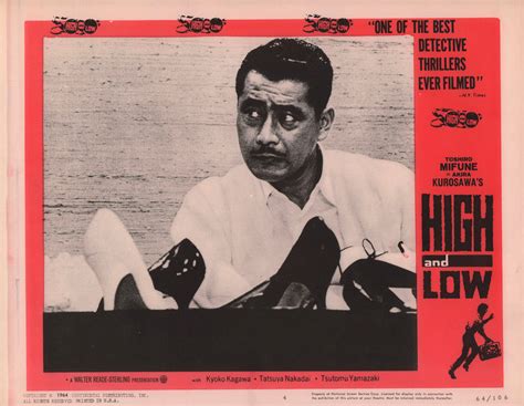 High And Low 1963