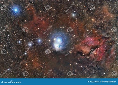 Ic 348 Istar Forming Region In The Constellation Perseus Stock