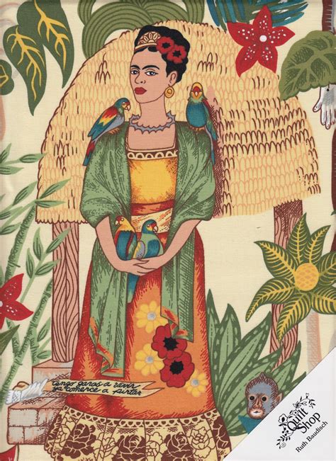 Cuenta oficial de frida kahlo. FRIDA KAHLO Fridas Garden Stoff Nr. 190524 - Quilt Shop ...