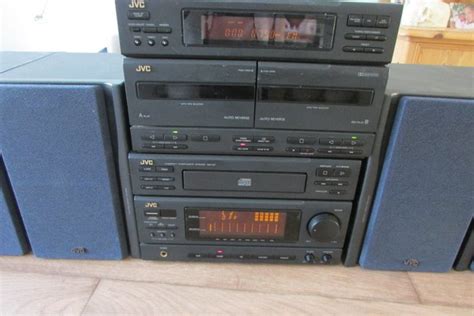 Jvc Compact Component System Mx 50 With Remote Control And 4 Jvc