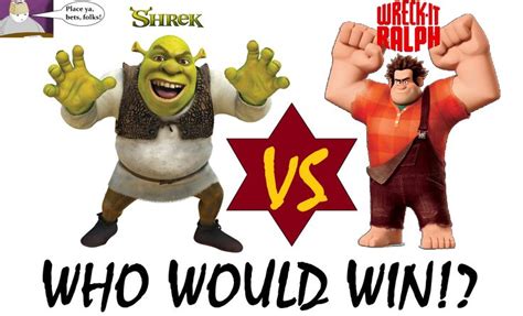 Shrek Vs Wreck It Ralph Wreck It Ralph Mario Characters Fictional