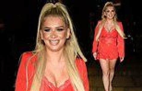 Love Island S Liberty Poole Puts On A VERY Busty Display In A Red Lace