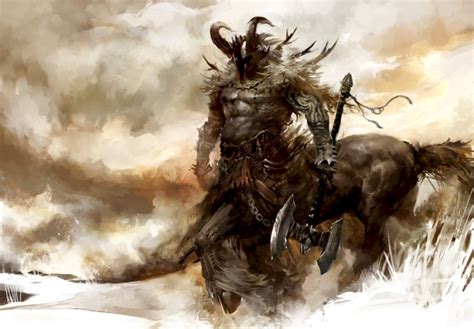 Centaurs And Chiron The Legendary Half Man And Half Horse Creatures