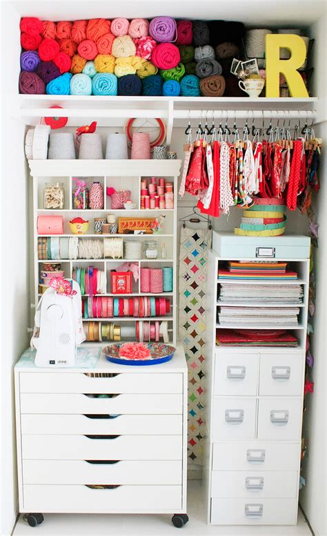 Keep your supplies and craft projects in check with these clever craft room organization ideas. 13 Mind-Blowing Craft Room Organization Ideas - Craftsonfire