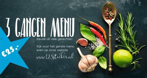 5 Gangen Menu Voorbeeld