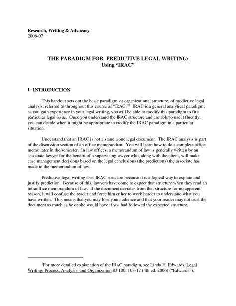 Solution Irac Predictive Legal Writing Studypool