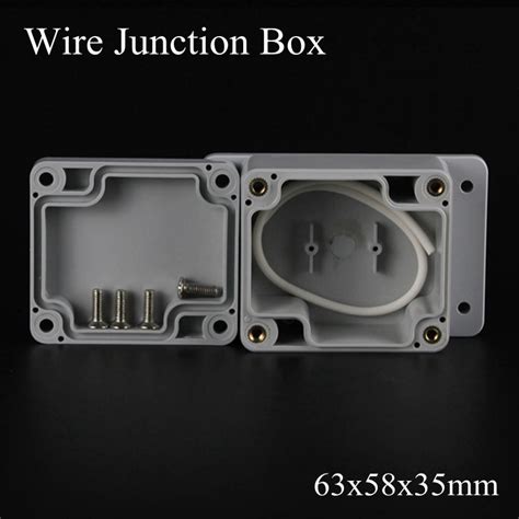 63x58x35mm Abs Ip65 Waterproof Plastic Wire Junction Box With Mounted
