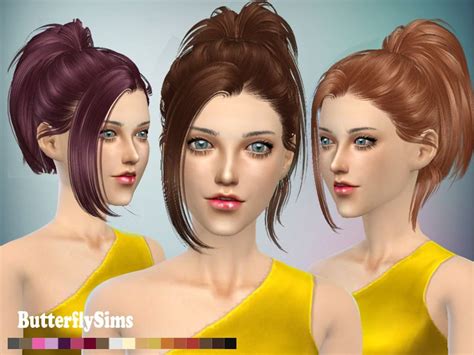 Butterflysims Hairstyle 060 Sims 4 Hairs