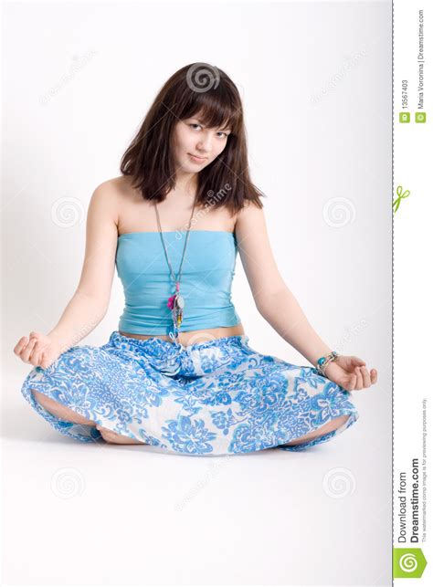 Hippie Meditating Stock Image Image Of Happy Culture 13567403