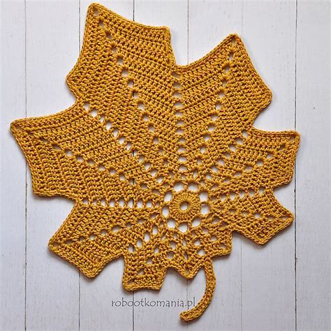 Ravelry Autumn Leaf Pattern By Sylwia Szb Poppy Crochet Crochet Poppy