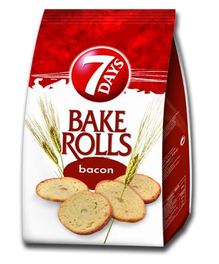 Preheat your oven to 400 degrees. 7days Bake Rolls - Bacon - Orzeszki, chipsy, chrupki ...