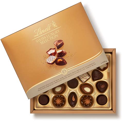 Lindt Swiss Luxury Selection Chocolate Box 195g Buy Online For