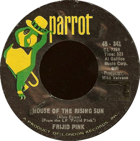Frijid Pink The House Of The Rising Sun Releases Discogs