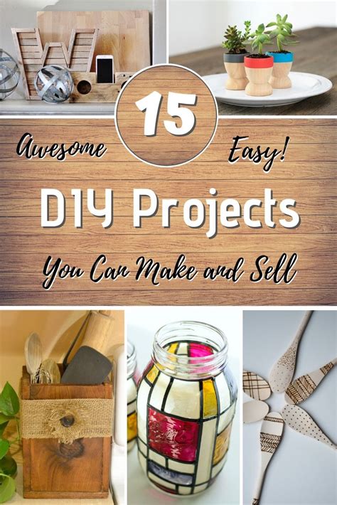 30 Easy Diy Craft Projects That You Can Make And Sell For Profit Diy Craft Projects Sell Diy