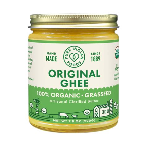 Buy Grassfed Ghee 7 8 Oz Pure Indian Foods R Brand Online At