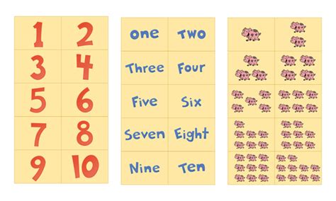 Number Flash Cards Printable 1 10 Free Preschool Printables