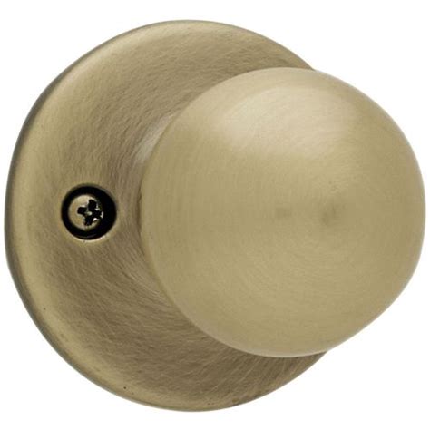 Kwikset 488p 5 Polo Half Dummy Knob Antique Brass