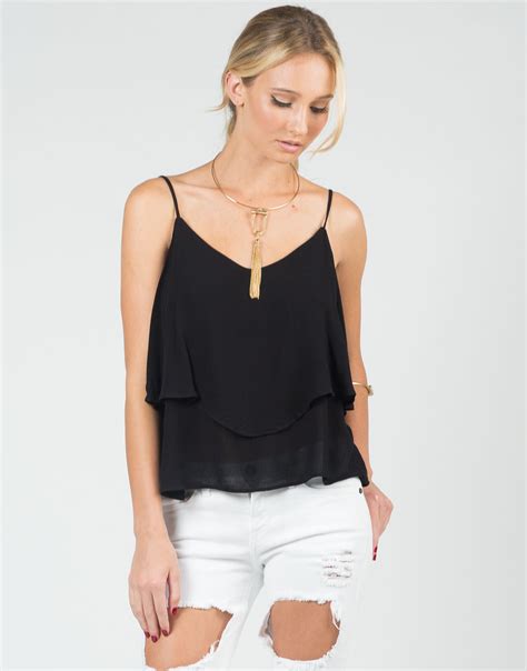 Tiered Flowy Cami Top 2020ave