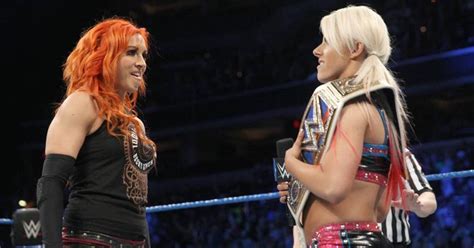 Wwe Smackdown Alexa Bliss Vs Becky Lynch Steel Cage Match Set Fox Sports