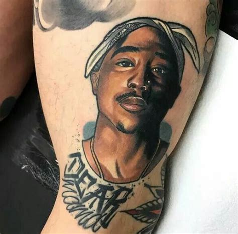 Tupac 2pac Tattoo Tatuagem Inked Rapper Hiphop Tatuagem