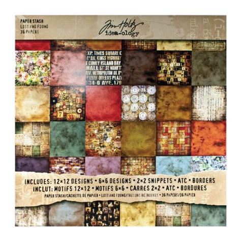 Tattered And Worn 12×12 Scrapbooking Paper Pack 180 Sheets Vintage