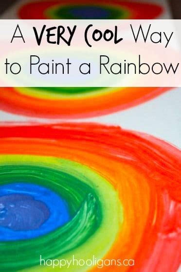 A Very Cool Way To Make A Rainbow Happy Hooligans