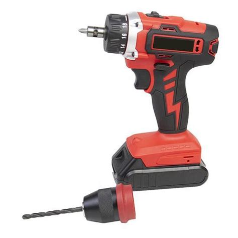 20v Changeable Chuck Head Two Speed Li Ion Battery Powered Cordless