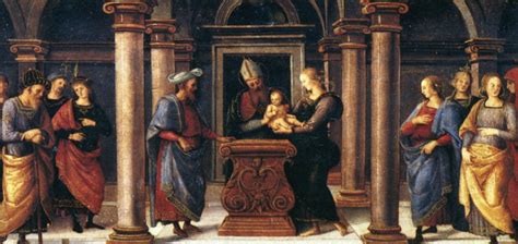 Pala Di Fano Presentation In The Temple 1497 Pietro Perugino