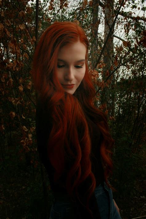 Redhead Girls In Nature
