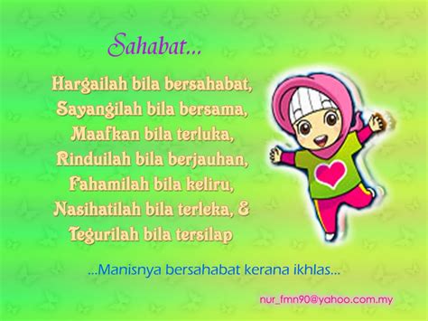 Homepage / puisi anak sd. Arti Kado Untuk Sahabat - PUISINA