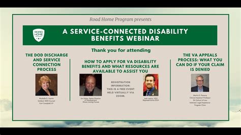 Service Connected Disability Benefits Webinar Hd 720p Youtube